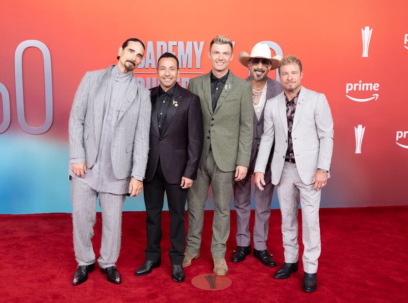 Kevin Richardson, Howie Dorough, Nick Carter, AJ McLean, Brian Littrell of the Backstreet Boys