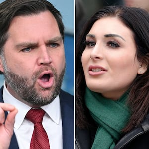 JD Vance and Laura Loomer