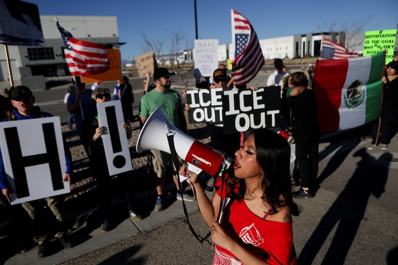 ICE protest