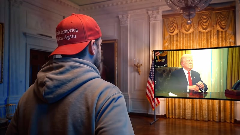 The White House's MAGA-fied version of AMC's video.