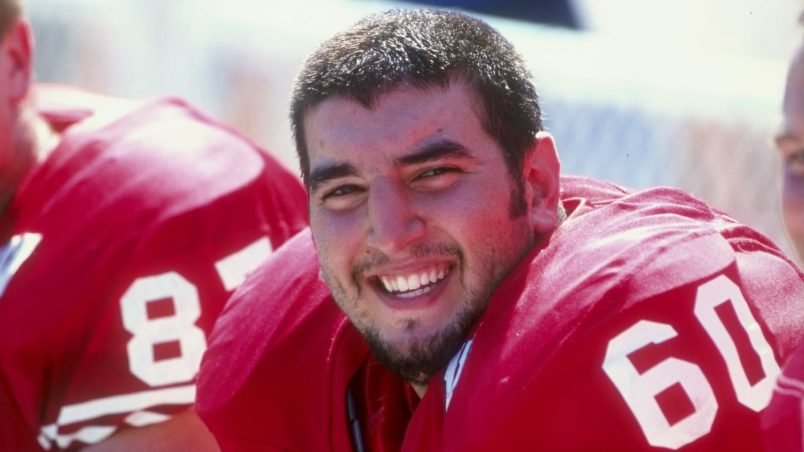 12 Sep 1998: Offensive lineman Bill Ferrario #60 of the Wisconsin Badgers looks on during a game against the Ohio Bobcats at Camp Randall in Madison, Wisconsin. The Badgers defeated the Bobcats 45-0. Mandatory Credit: Chris Covatta /Allsport