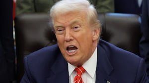 U.S. President Donald Trump speaks during a bill signing in the Oval Office of the White House on February 03, 2026 in Washington, DC.
