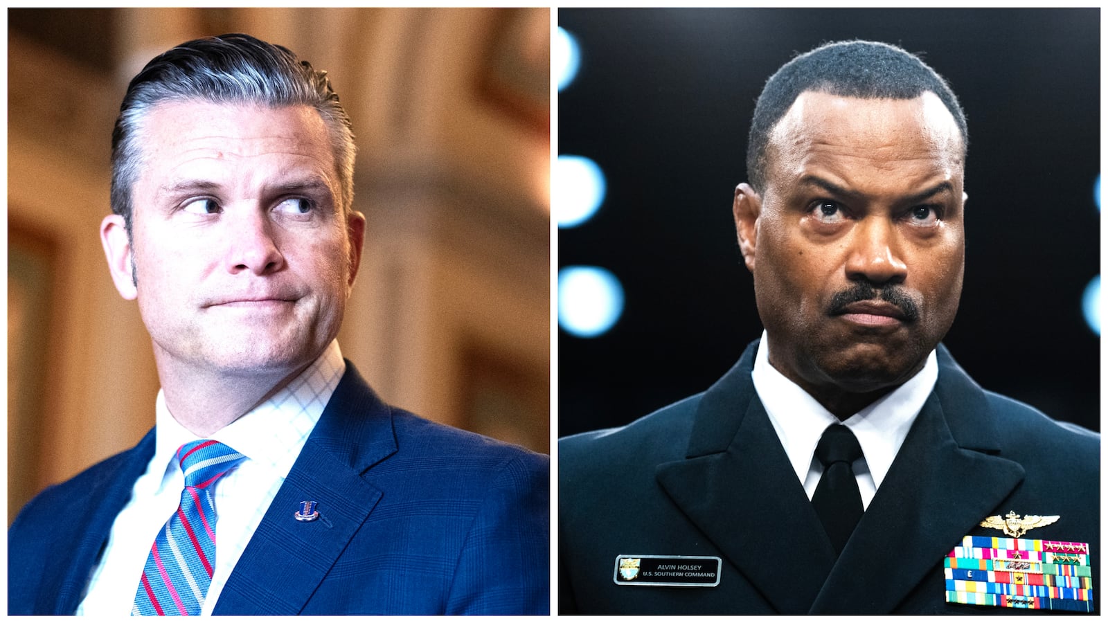 Pete Hegseth and Alvin Holsey.