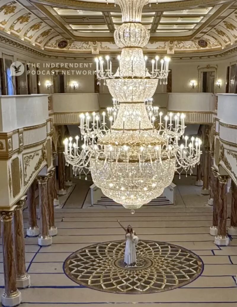 Siegel provided The Independent with a sneak peek of her nearly completed