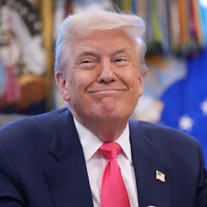 WASHINGTON, DC - AUGUST 14:  U.S. President Donald Trump speaks in the Oval Office on August 14, 2025 in Washington, DC. Trump is expected to issue a proclamation on the 90th anniversary of Social Security and highlight his administration's efforts on the program. (Photo by Andrew Harnik/Getty Images)
