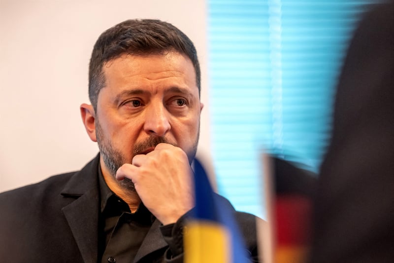 Ukrainian leader Volodymyr Zelensky