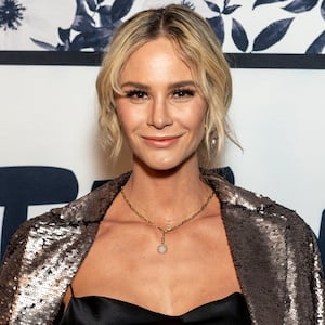 Meghan King attends as Sutton Stracke celebrates her boutique SUTTON's 4th anniversary on March 29, 2023 in West Hollywood, California.