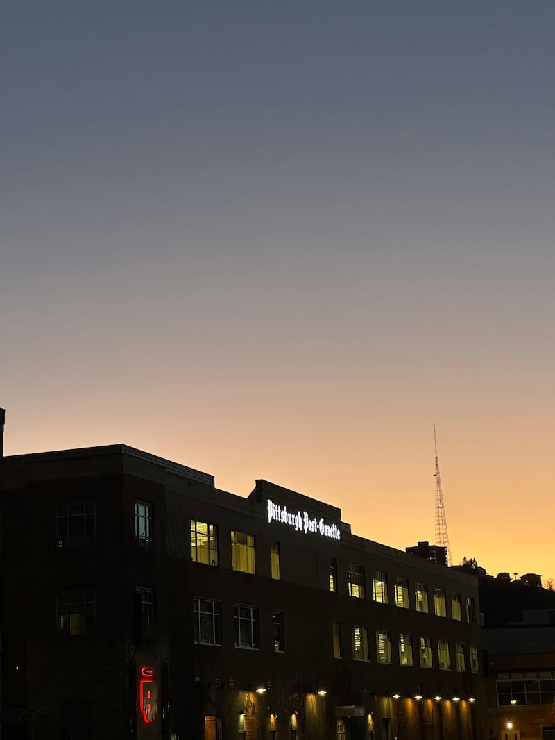 The Pittsburgh Post-Gazette building is on the city's North Shore.