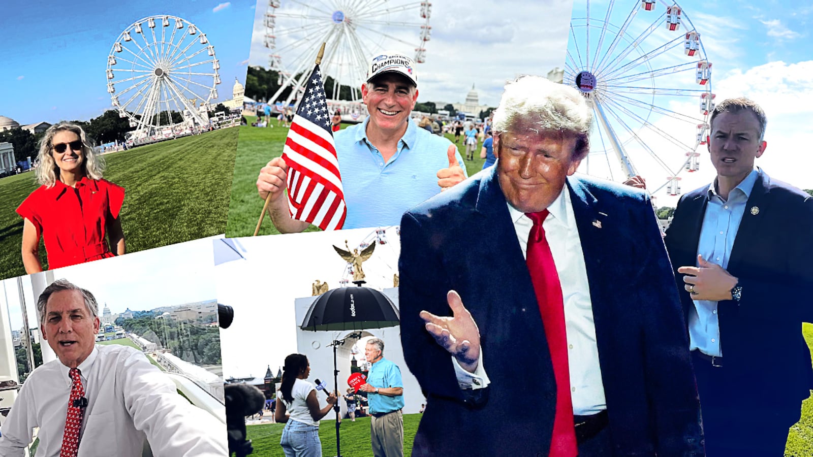 GOP members at Trump's state fair.