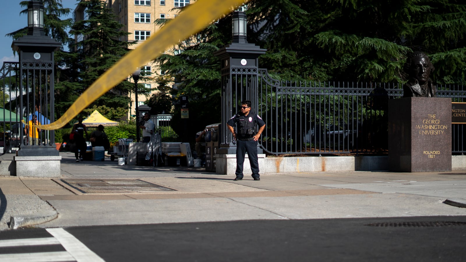 George Washington University in lockdown after Christopher Haynes, 30, escaped custody