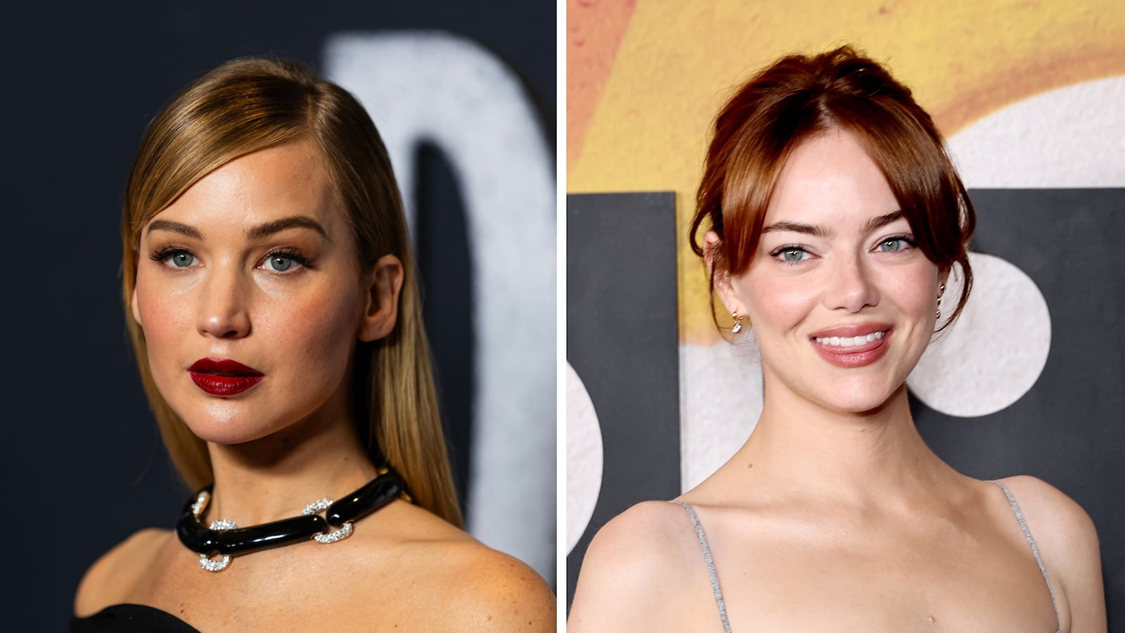 Jennifer Lawrence and Emma Stone