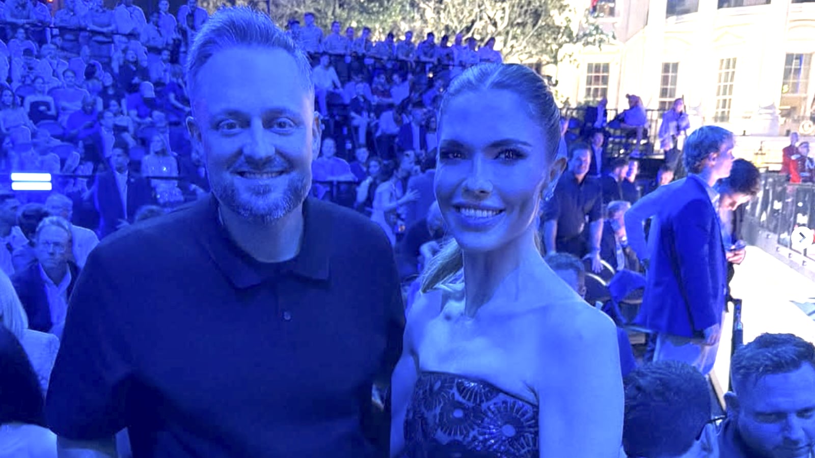 Bettina Trump and Nate Bargatze at the UFC White House event.