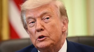US President Donald Trump speaks to the press in the Oval Office of the White House in Washington, DC, on June 3, 2026. (Photo by Mandel NGAN / AFP via Getty Images)
