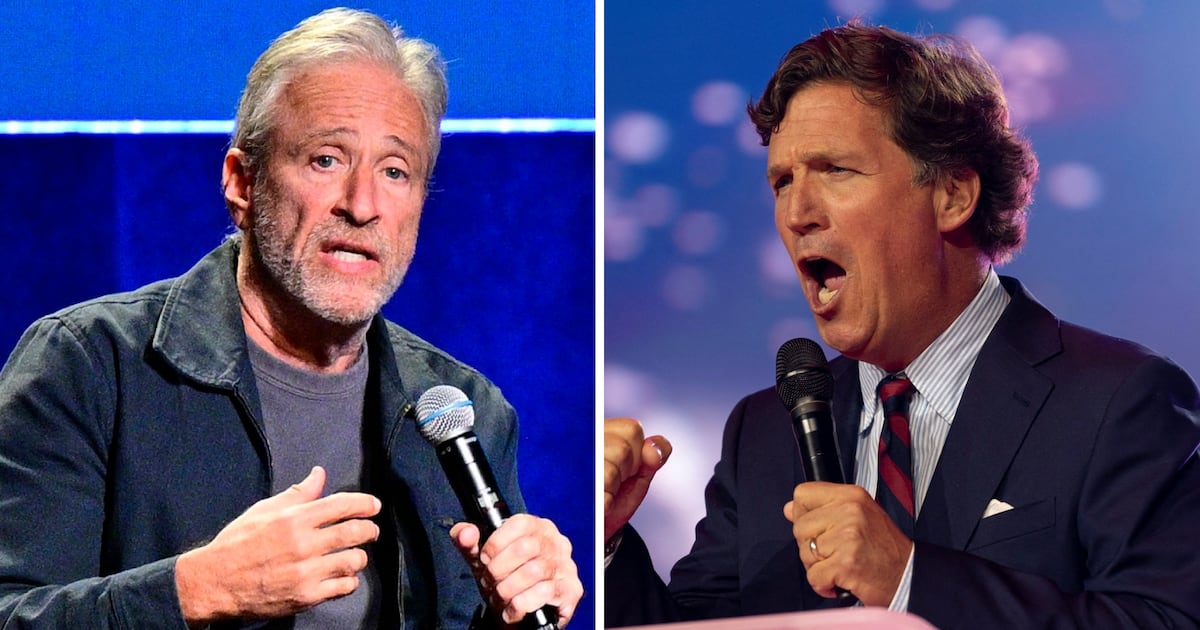 Jon Stewart Knows Exactly Why Tucker Carlson Just Turned on Trump