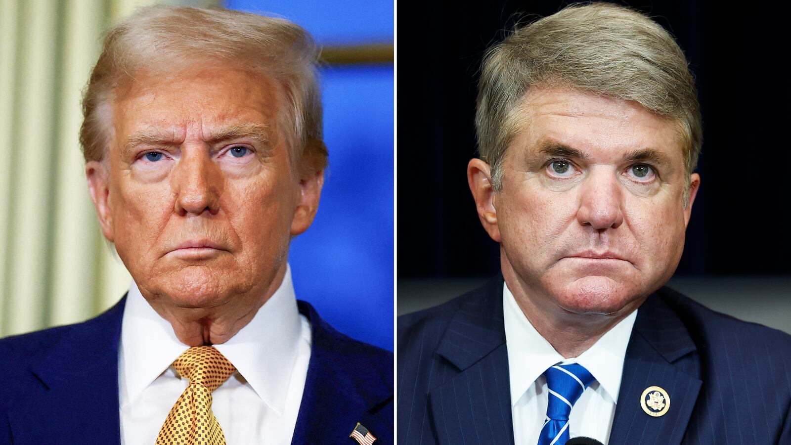 Michael McCaul, Donald Trump split