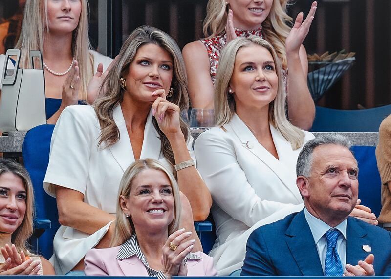 Lindsey Halligan is best buddies with White House Press Secretary Karoline Leavitt, and they were at the US Open together this summer.