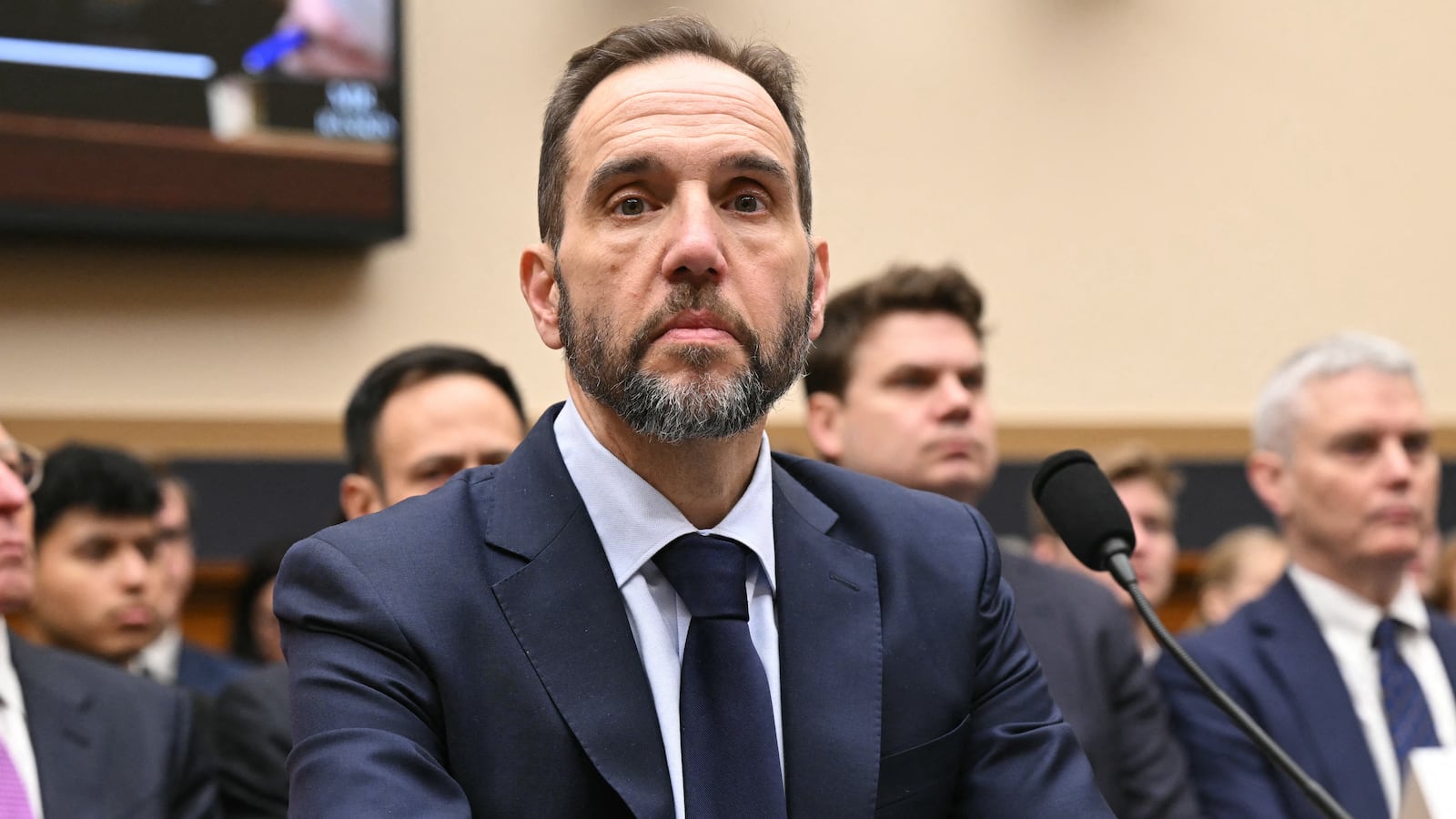 Former Special Counsel Jack Smith testifies before the House Judiciary Committee about his investigations into President Donald Trump on January 22, 2026.