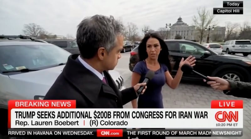 Lauren Boebert on CNN.