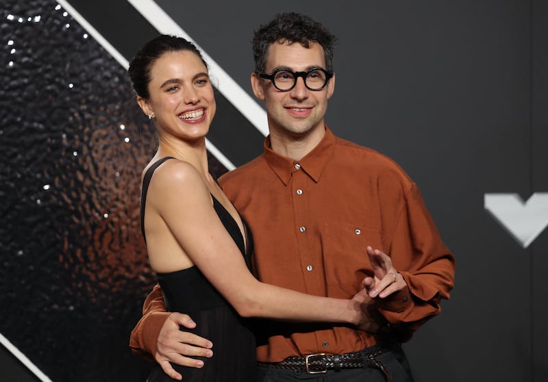 Margaret Qualley and Jack Antonoff attend the MTV Video Music Awards