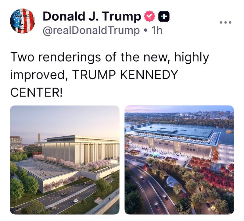 Trump's Truth Social Post