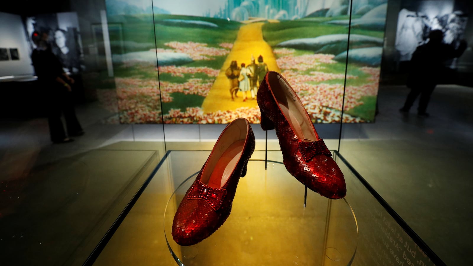 Dorothy's Ruby Slippers from "The Wizard of Oz".