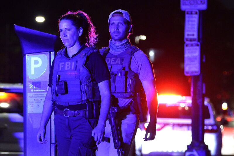 There has been an influx of federal law enforcement officers patrolling the streets of D.C. this week.