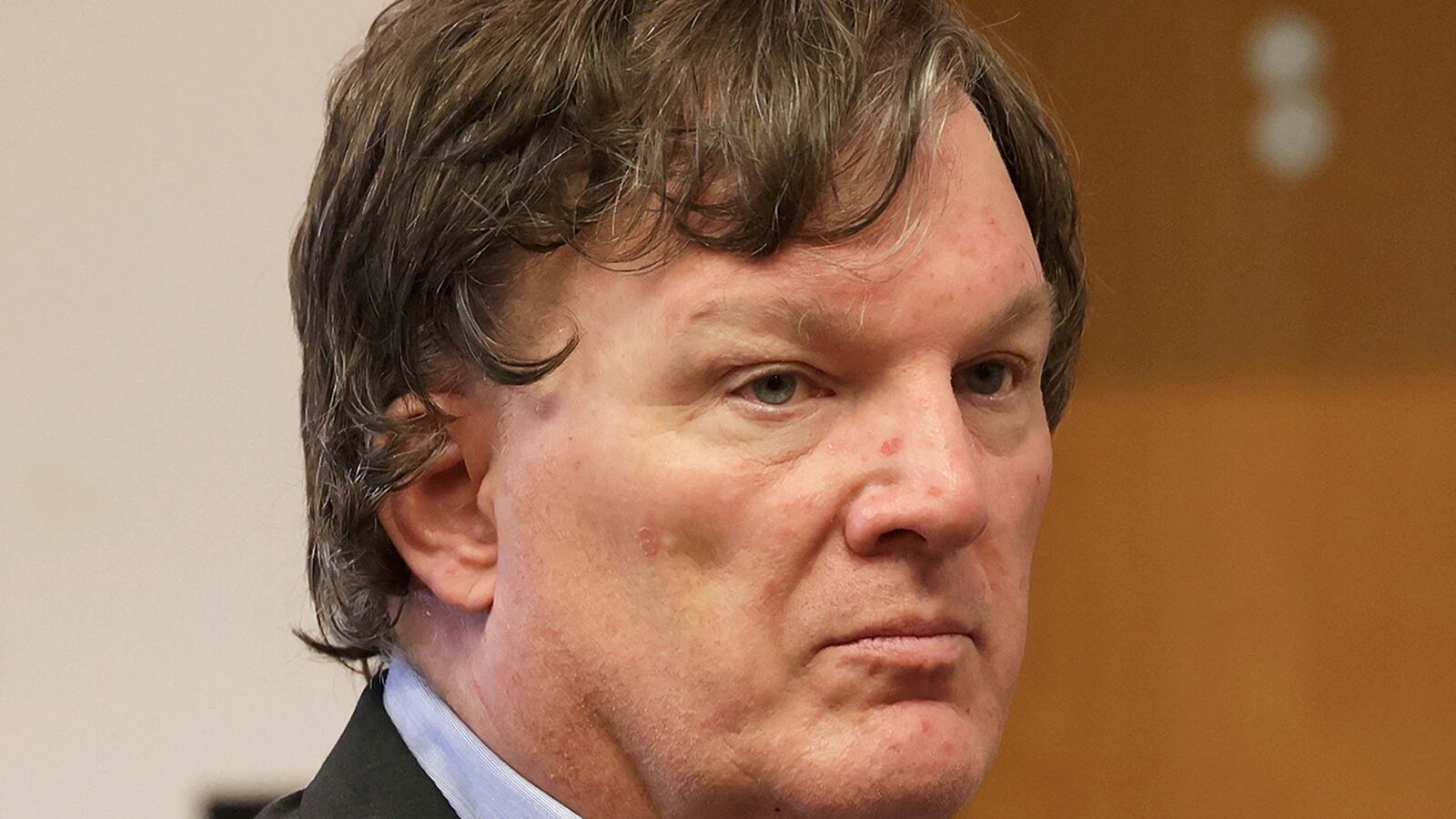 Accused Long Island serial killer Rex A. Heuermann appears during a hearing in Suffolk County Superior Court in Riverhead, New York