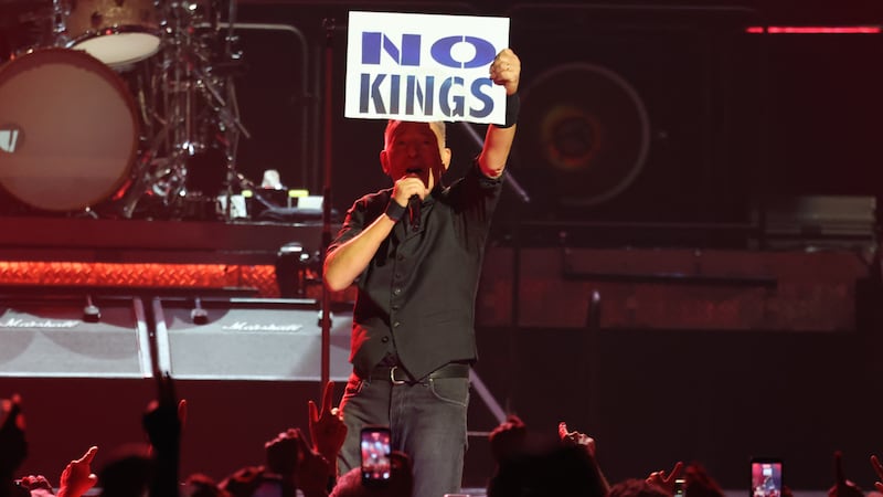 Bruce Springsteen & The E Street Band perform during Land of Hope & Dreams American Tour at Target Center on March 31, 2026 in Minneapolis, Minnesota.