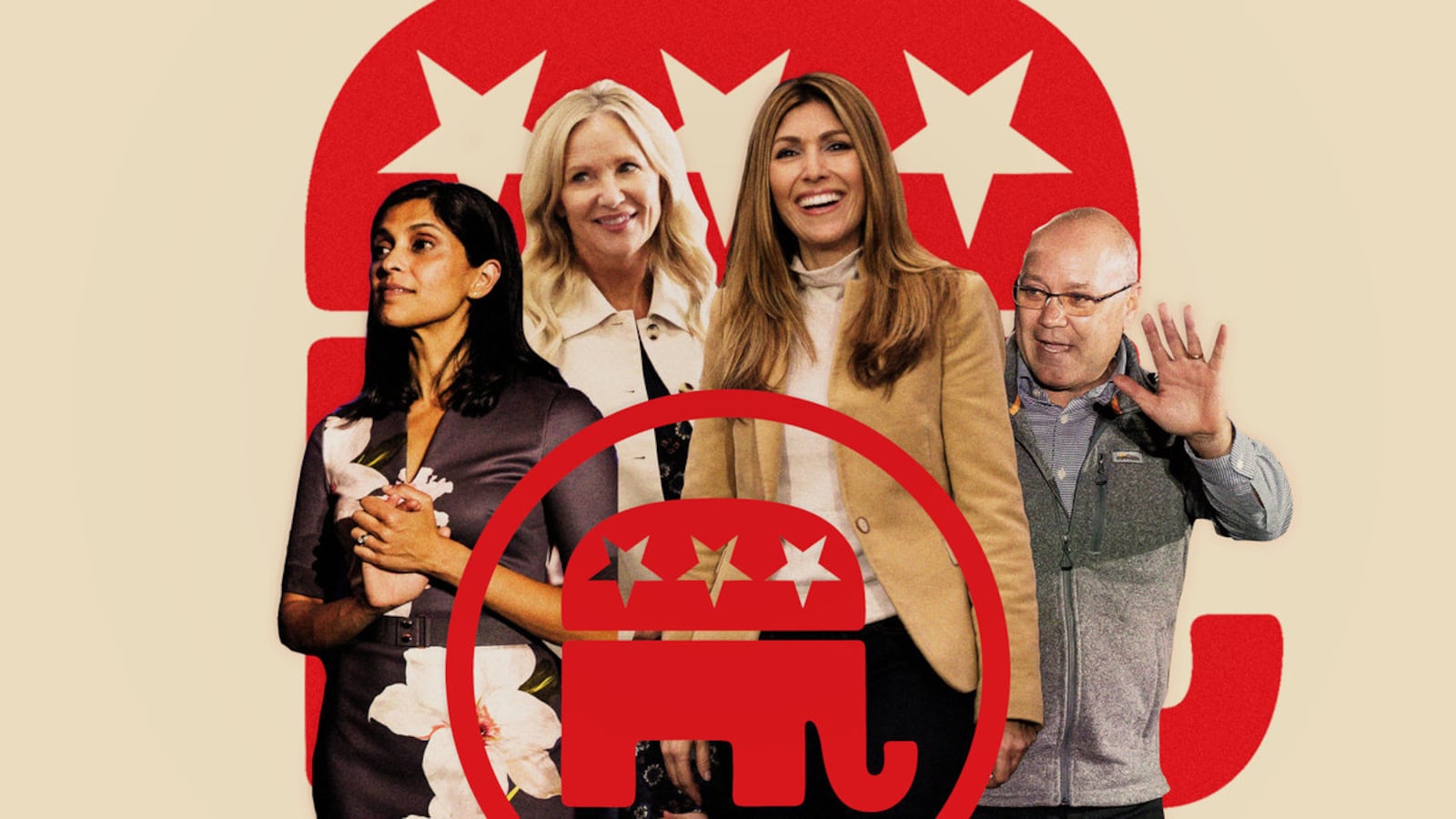 The wives and husband of Donald Trump’s VP shortlist