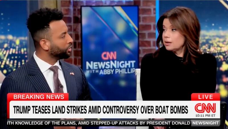 Harrison Fields and Ana Navarro clash on CNN's NewsNight with Abby Phillip.