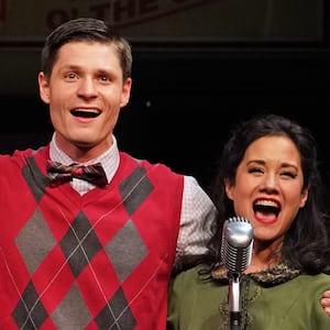 Leenya Rideout, Rufus Collins, Ashley Robinson, Reed Lancaster, and Ali Ewoldt