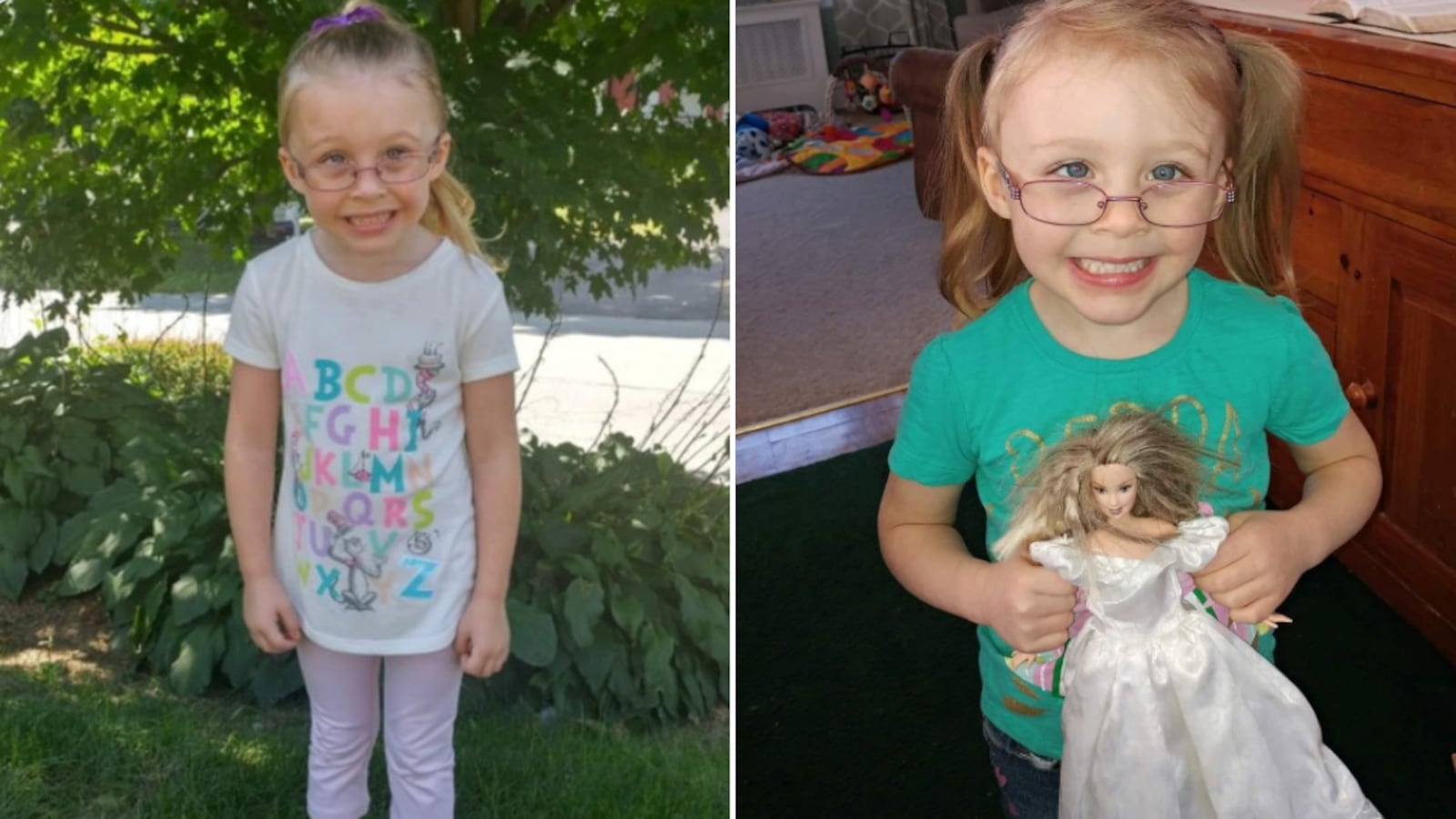 Two images of Harmony Montgomery.