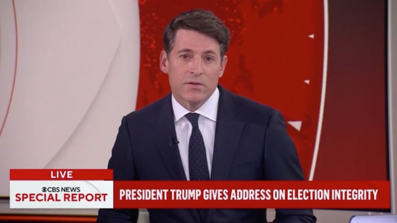 Tony Dokoupil talks Trump speech on CBS.