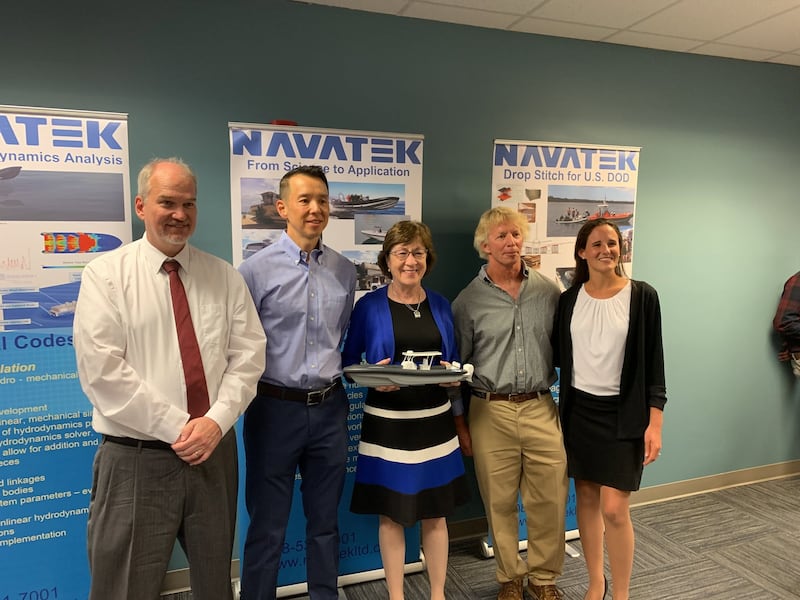 Susan Collins and Martin Kao.