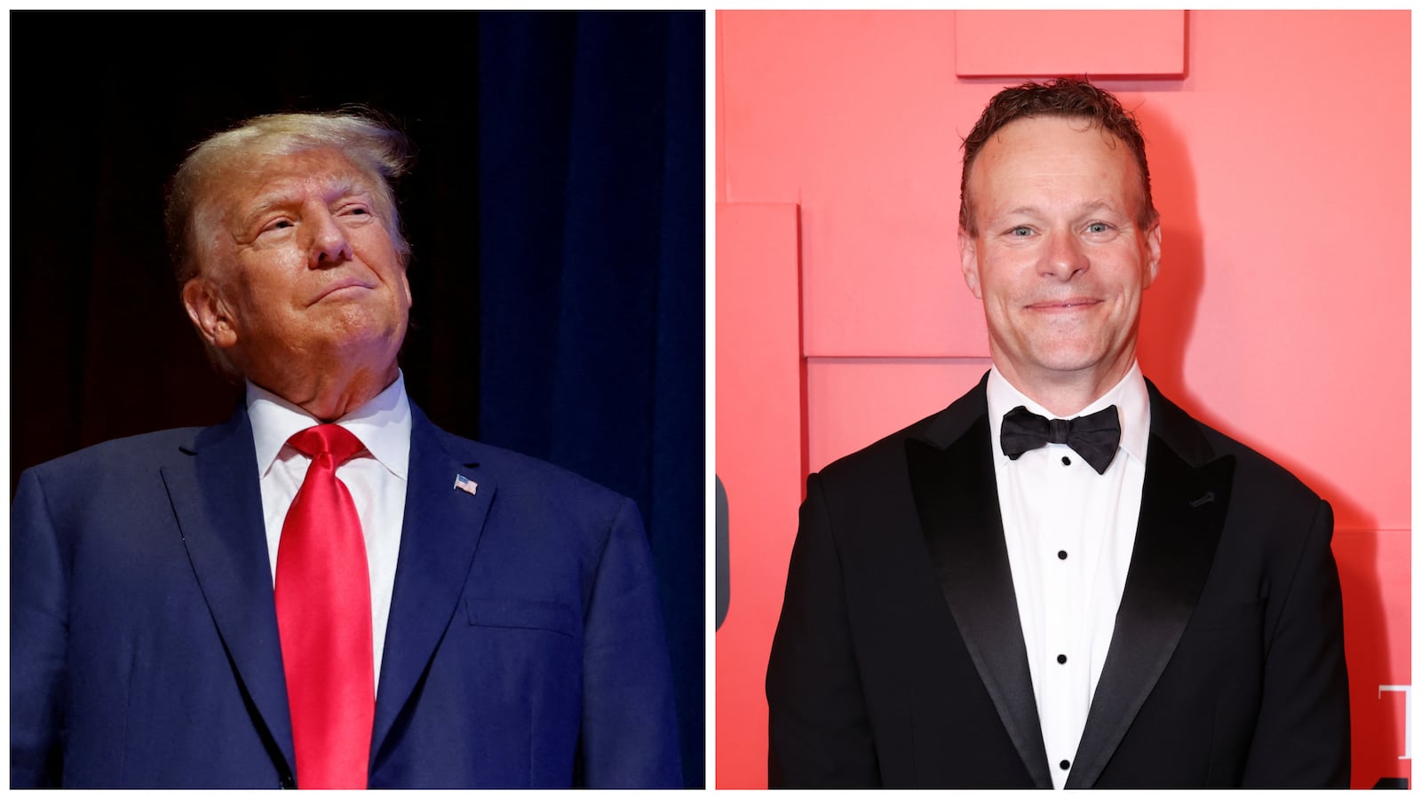 Donald Trump and Chris Licht