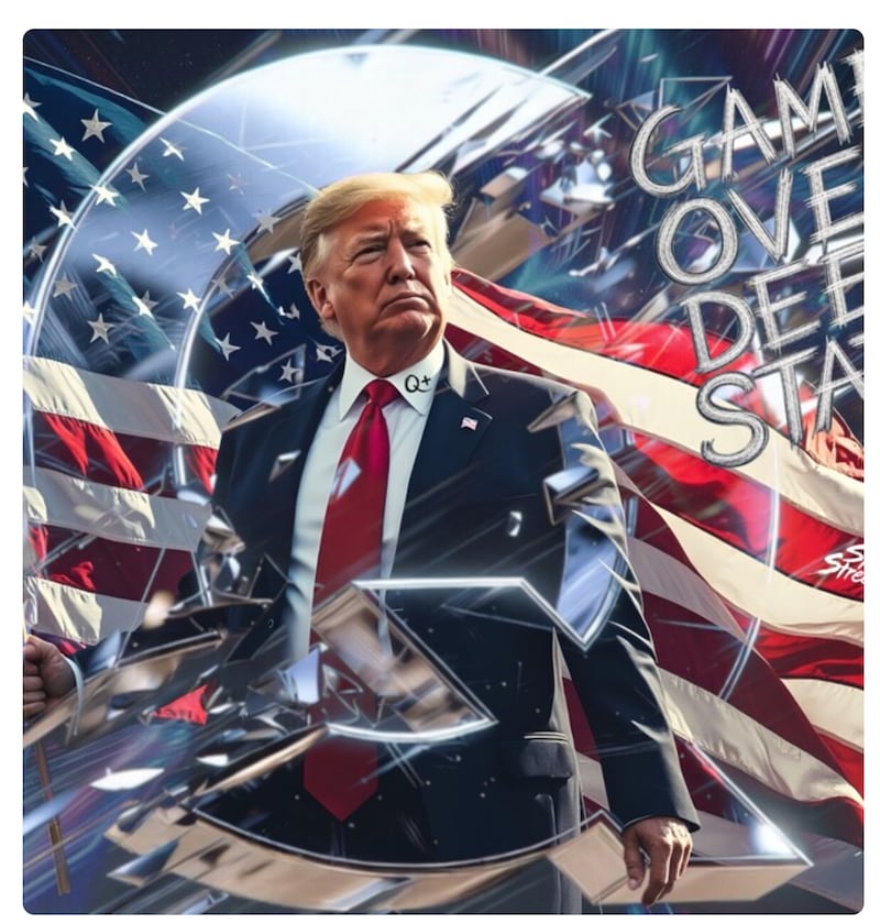 Screenshot of Trump’s Truth Social post.