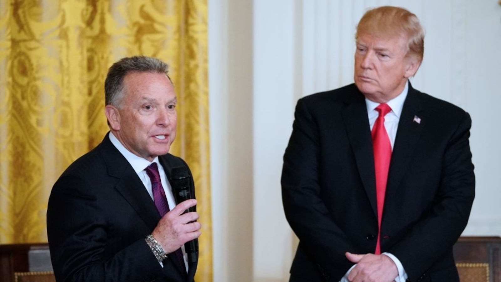 Former U.S. President Donald Trump and his longtime friend Steve Witkoff.