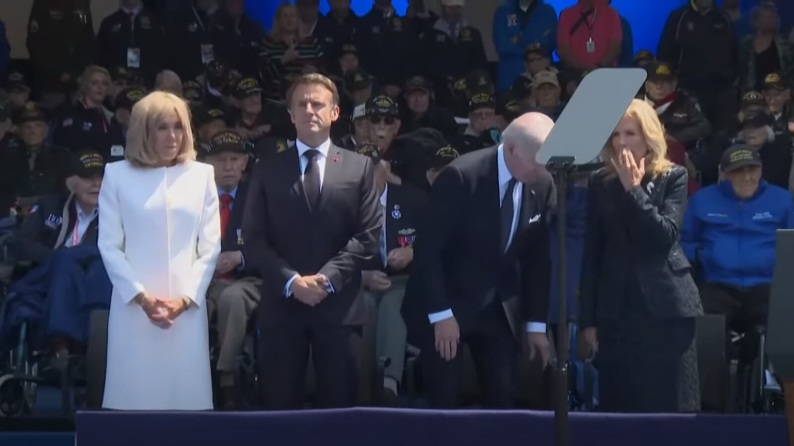 Right-Wingers Claim Biden Pooped Himself at D-Day Ceremony Because