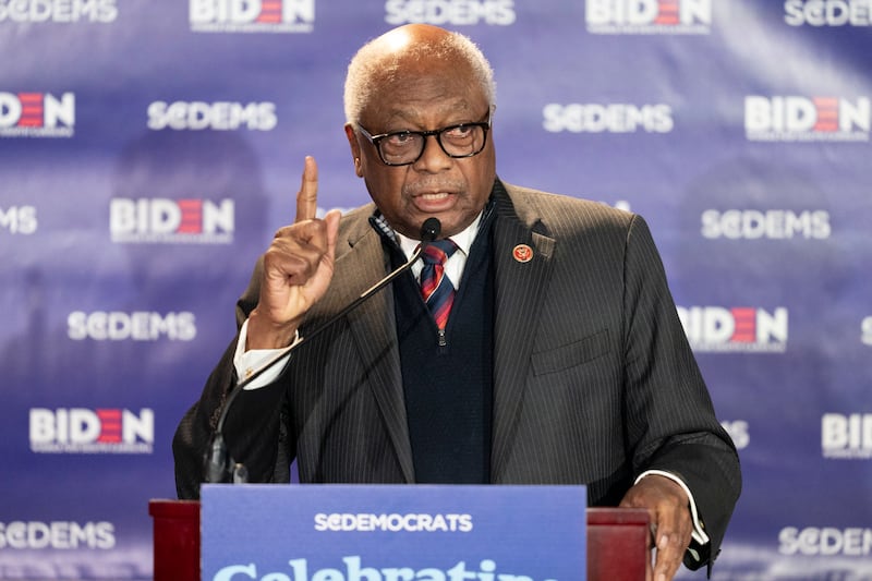 Democratic Rep. James Clyburn, pictured February 27, 2026, announced he would seek an 18th term in Congress.