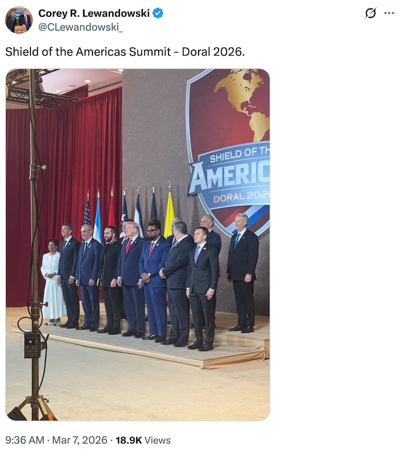 Corey Lewandowski on X