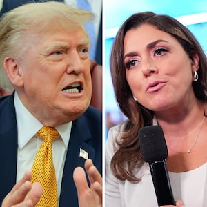 Donald Trump and Kirsten Holmes