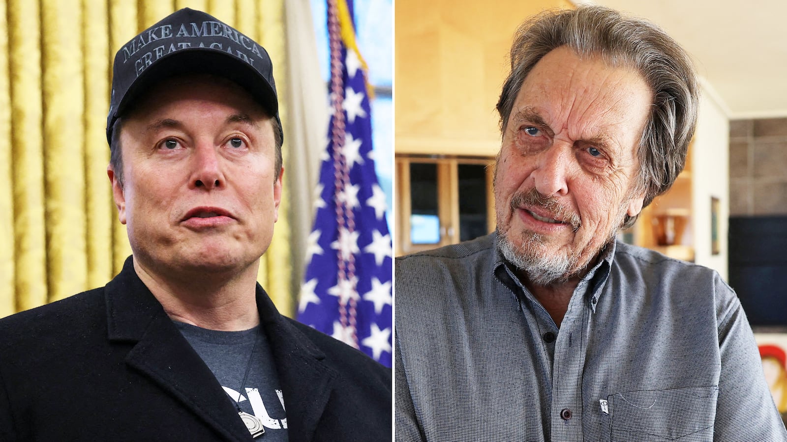 Elon and Errol Musk.