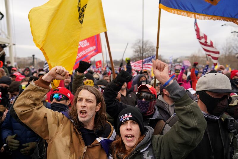 Over 1,500 Jan. 6 rioters were pardoned by President Donald Trump when he took office in January.