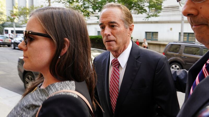 Chris Collins, former U.S. Representative for New York's 27th congressional district, arrives at Federal Court in New York City, New York, U.S., October 1, 2019.