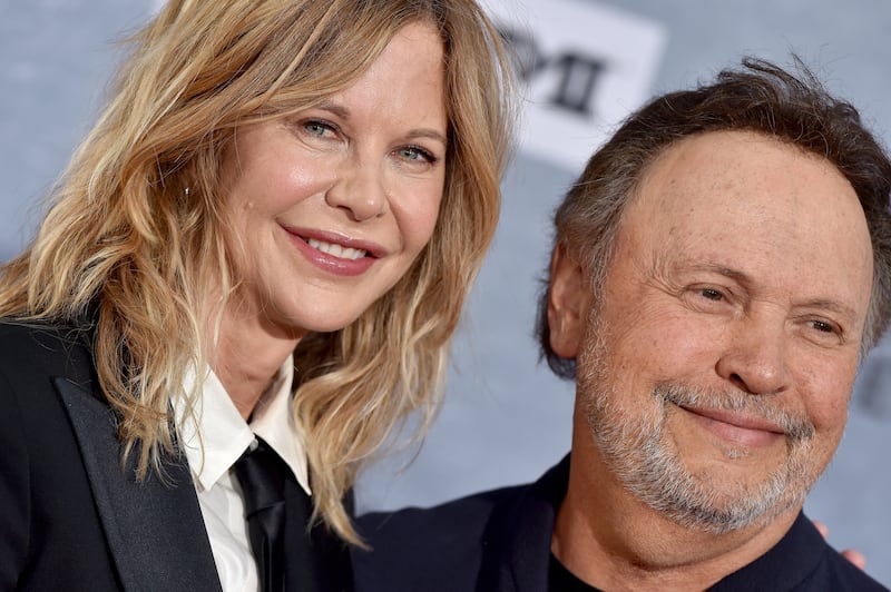 Meg Ryan, Billy Crystal smiling