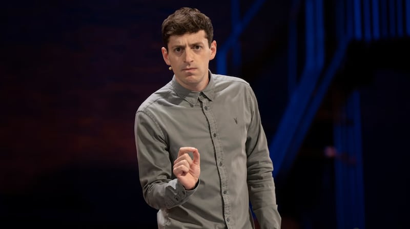 Alex Edelman in "Just for Us" on HBO.