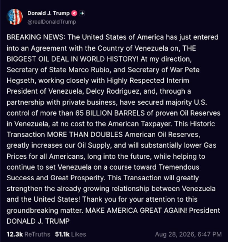 donald trump truth social