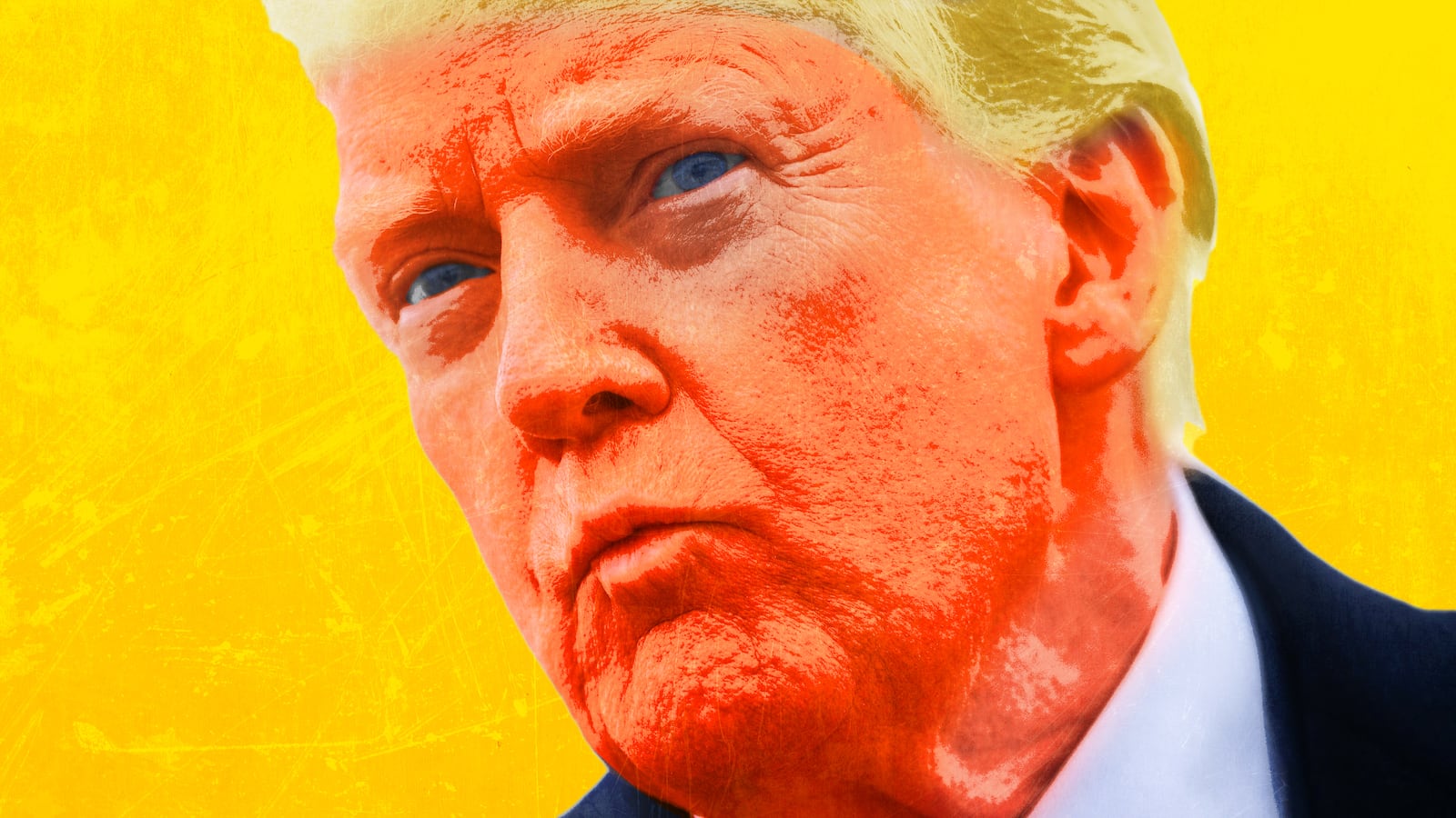 A photo illustration of President Donald Trump.