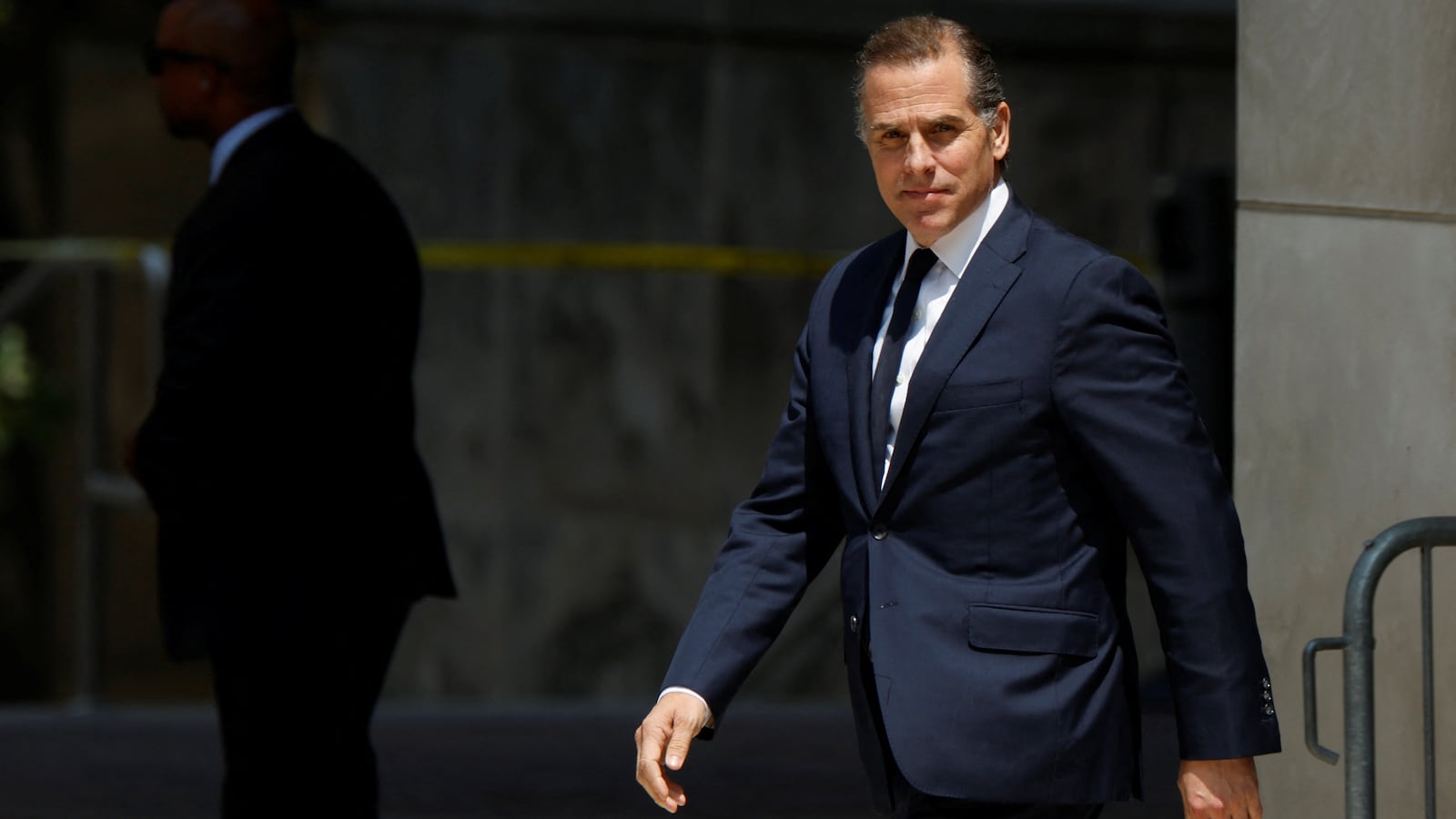 Hunter Biden, son of U.S. President Joe Biden, departs federal court after a plea hearing on two misdemeanor charges of willfully failing to pay income taxes in Wilmington, Delaware, U.S. July 26, 2023.