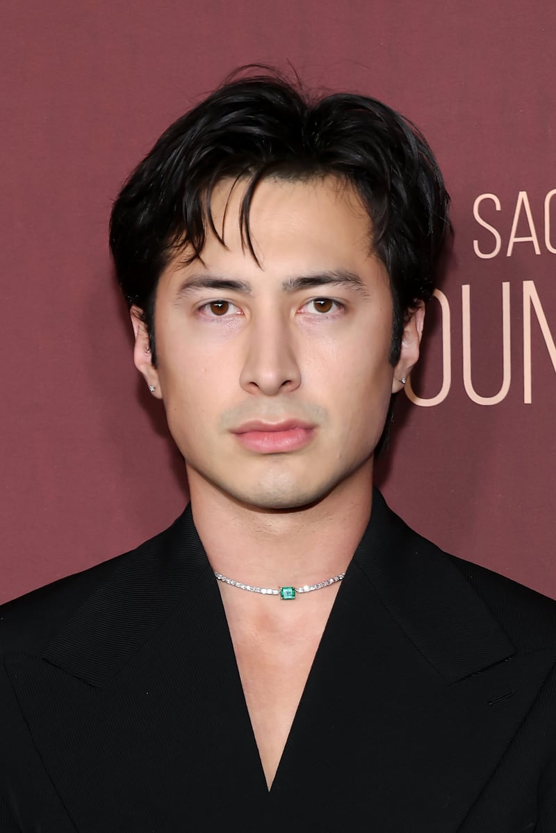 'Heated Rivalry' actor Hudson Williams, without his faux freckles, at Chateau Marmont on December 11, 2025, in Los Angeles.